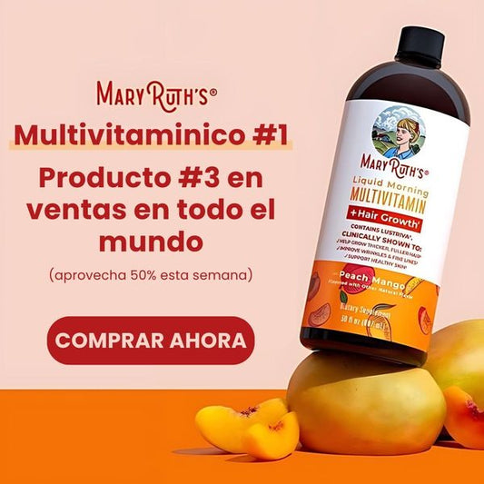 Multivitamínico líquido + Crecimiento del cabello